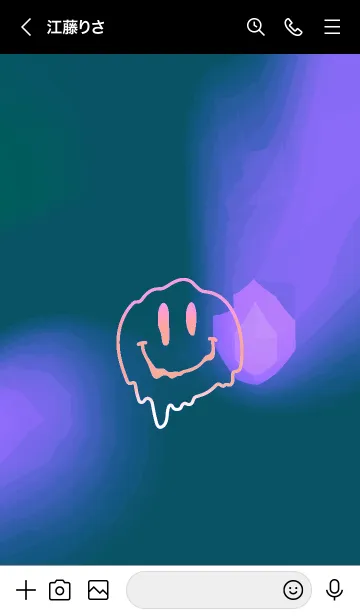 [LINE着せ替え] サイケデリック スマイル 57の画像3