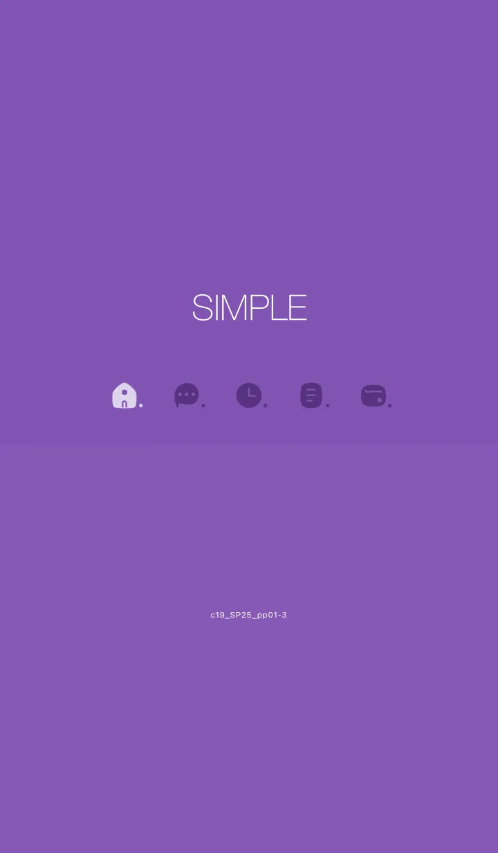 [LINE着せ替え] c19.25.パープル1-3の画像1