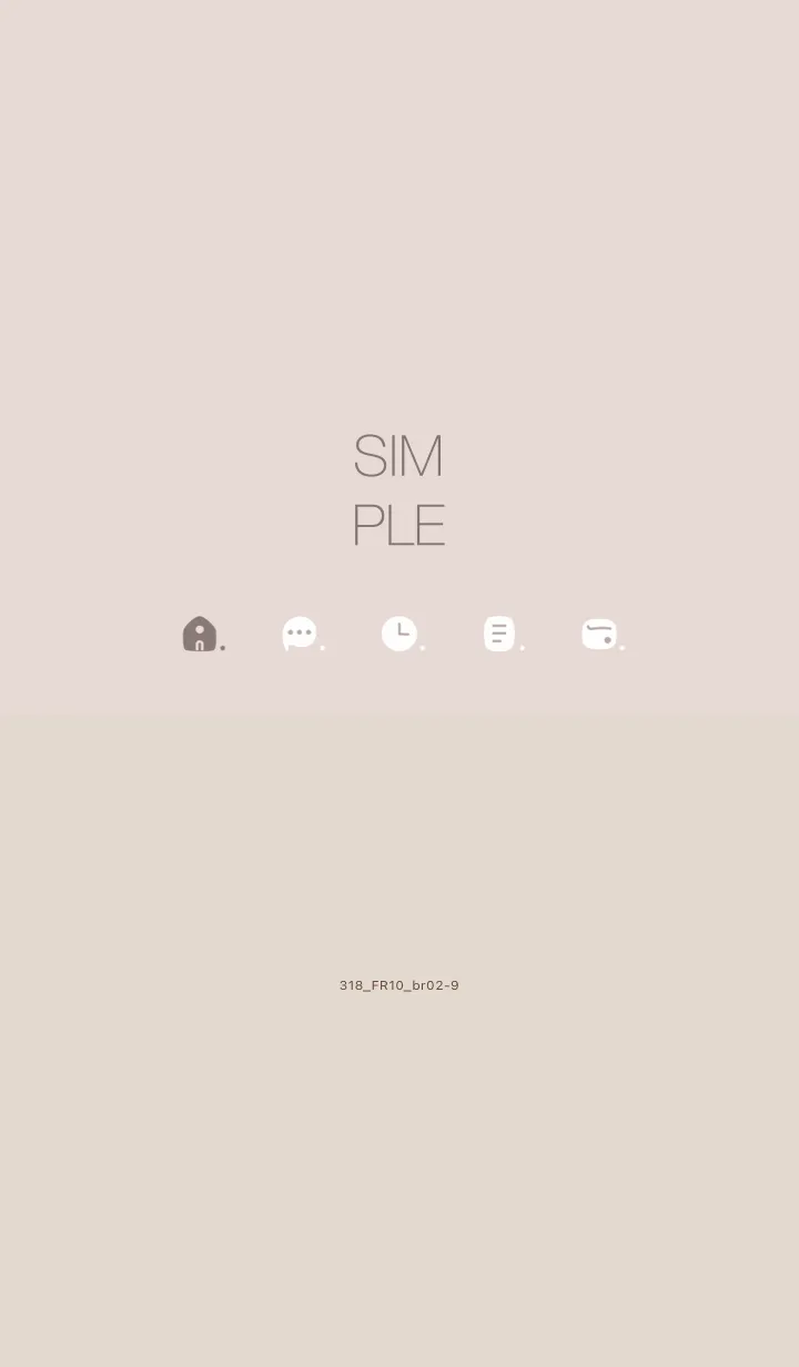 [LINE着せ替え] 318.10_ベージュ ブラウン2-9の画像1