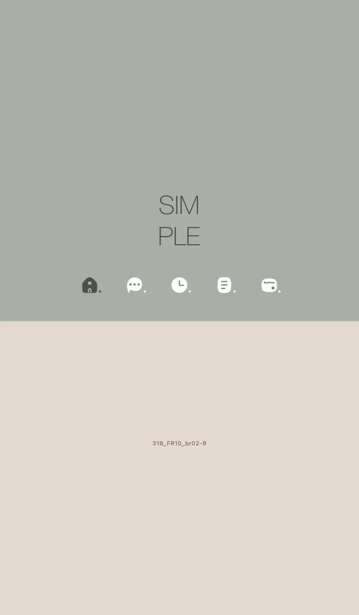 [LINE着せ替え] 318.10_スモーキーMアッシュ ブラウン2-9の画像1