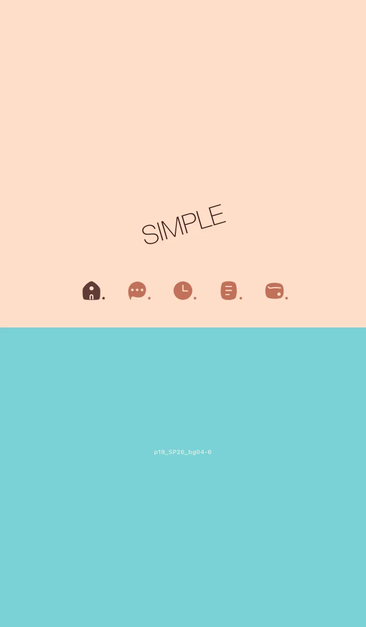 [LINE着せ替え] p19.26.ベージュ4-6の画像1