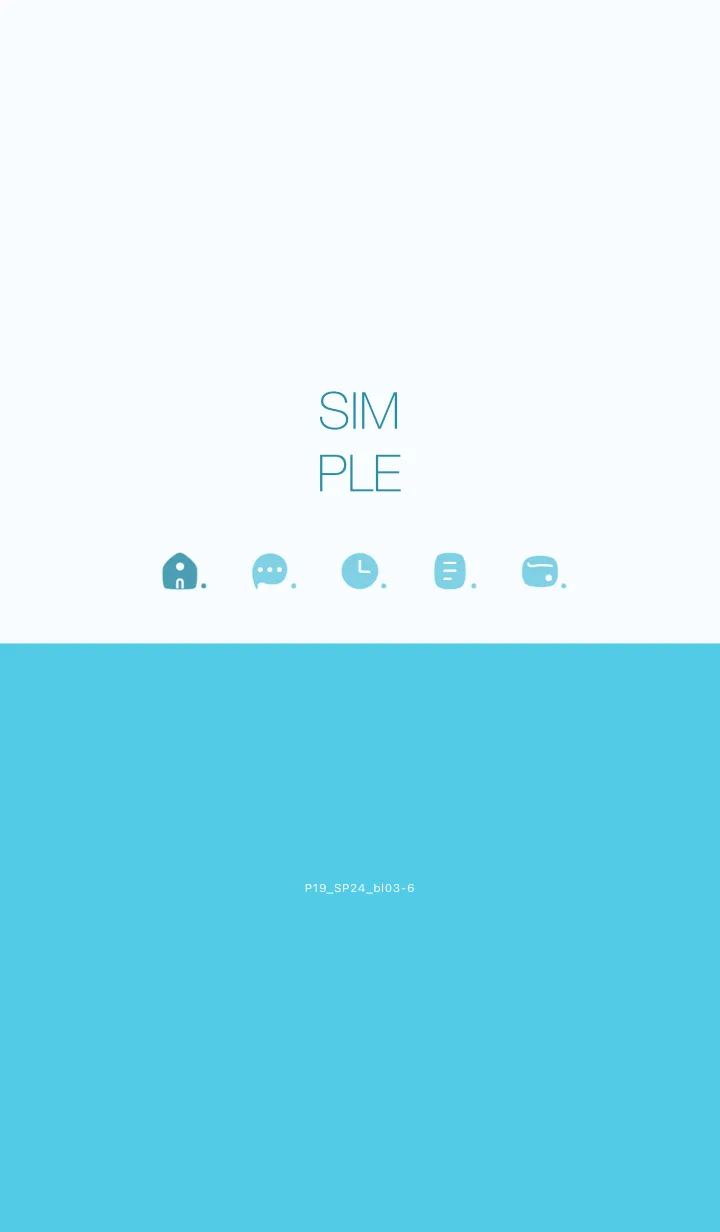 [LINE着せ替え] P19.24.ブルー3-6の画像1