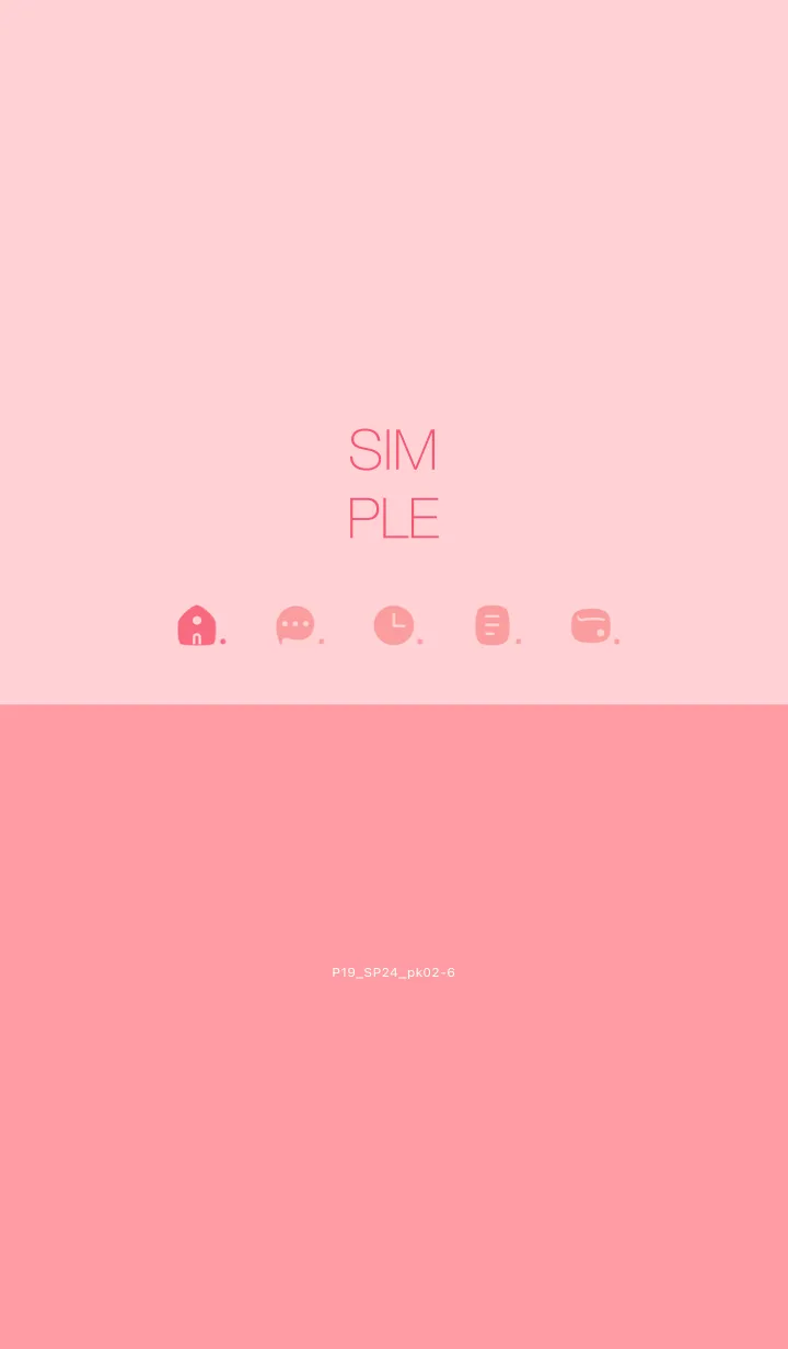 [LINE着せ替え] P19.24.ピンク2-6の画像1