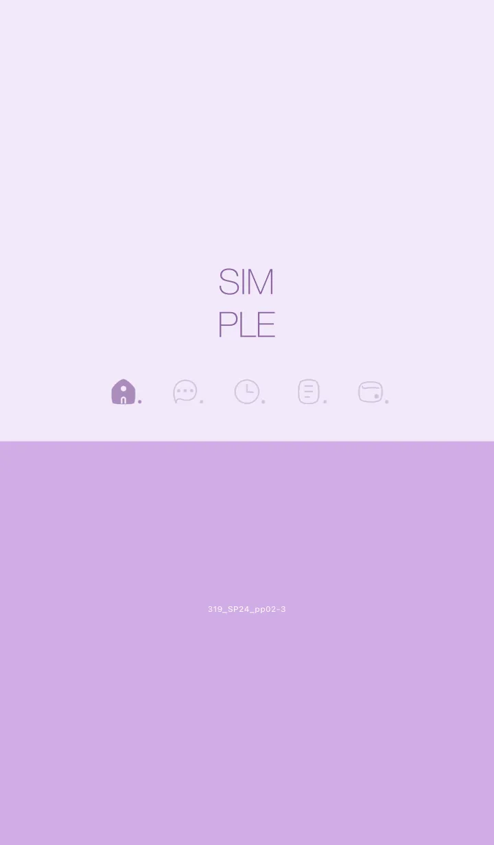 [LINE着せ替え] 319.24_パープル2-3の画像1