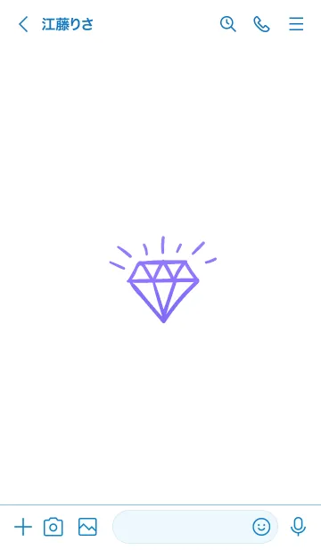 [LINE着せ替え] ダイヤ グラデーション 70の画像3