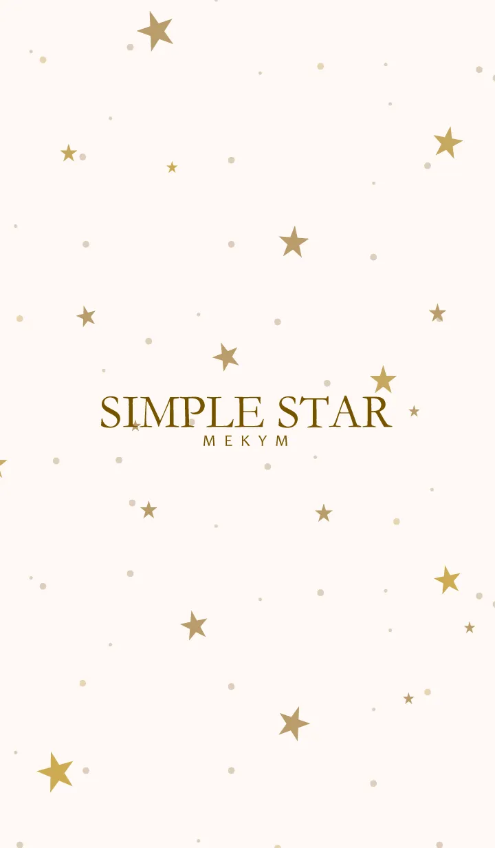 [LINE着せ替え] SIMPLE STAR-NATURAL YELLOW 18の画像1