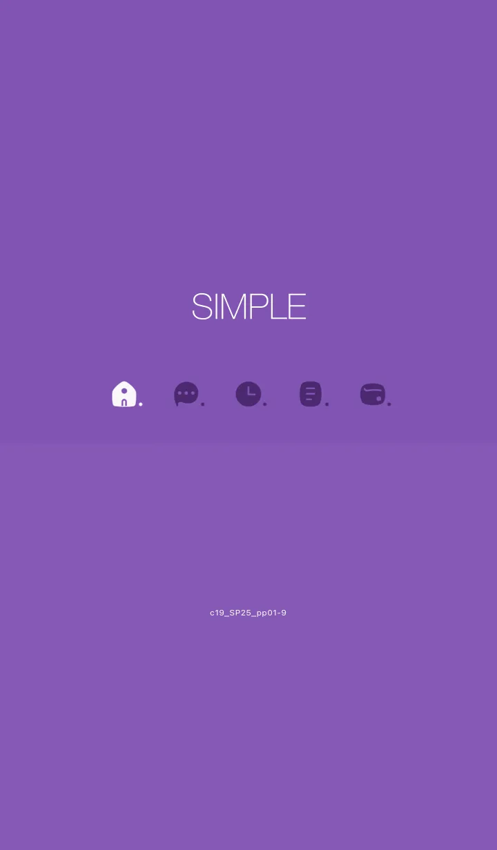 [LINE着せ替え] c19.25.パープル1-9の画像1