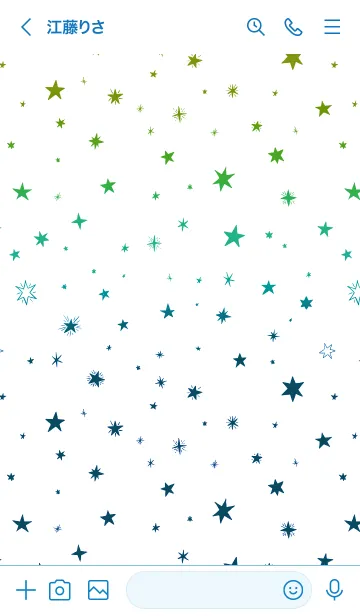 [LINE着せ替え] ミニ スターズ 065の画像3