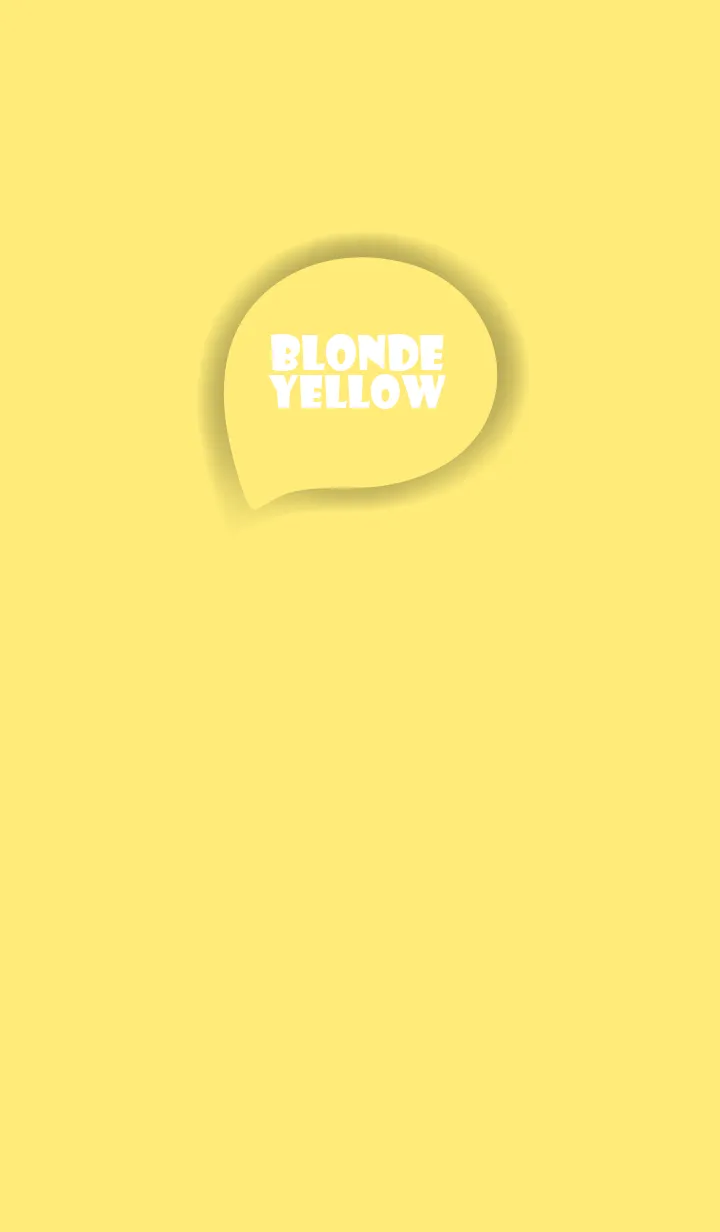 [LINE着せ替え] Love Blonde Yellow Theme (JP)の画像1