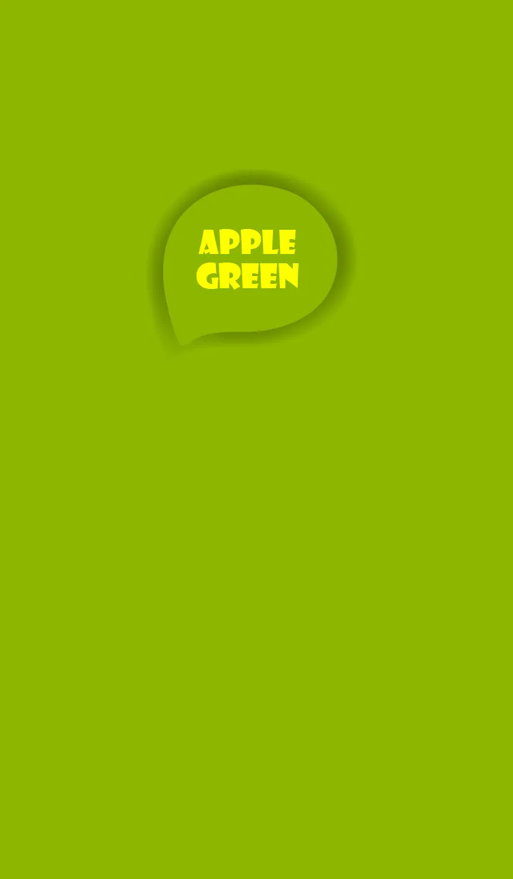 [LINE着せ替え] Love Apple Green Theme (JP)の画像1