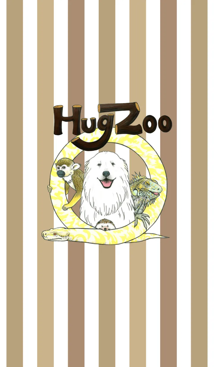 [LINE着せ替え] 動物大集合！ シンプルVer.の画像1