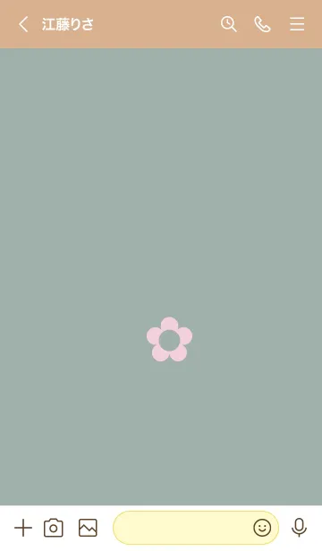 [LINE着せ替え] ザ シンプル ミニ フラワー 70の画像3