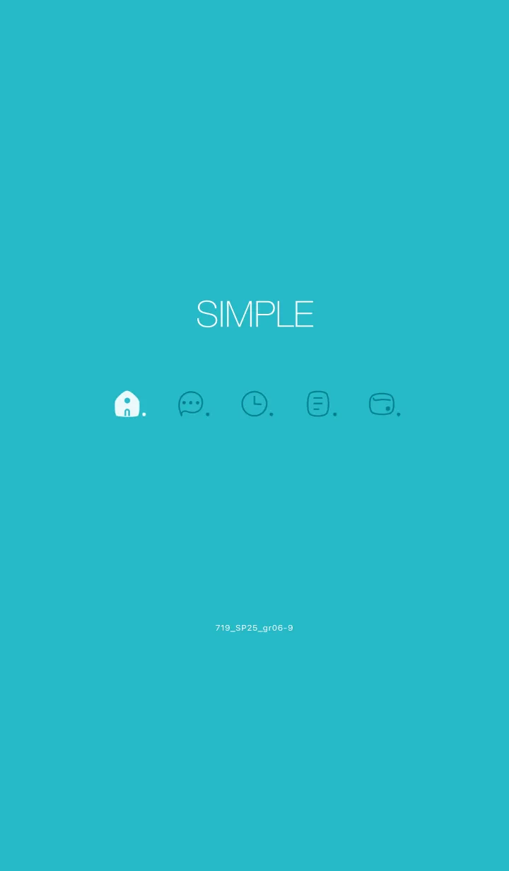 [LINE着せ替え] 719.25_グリーン6-9の画像1