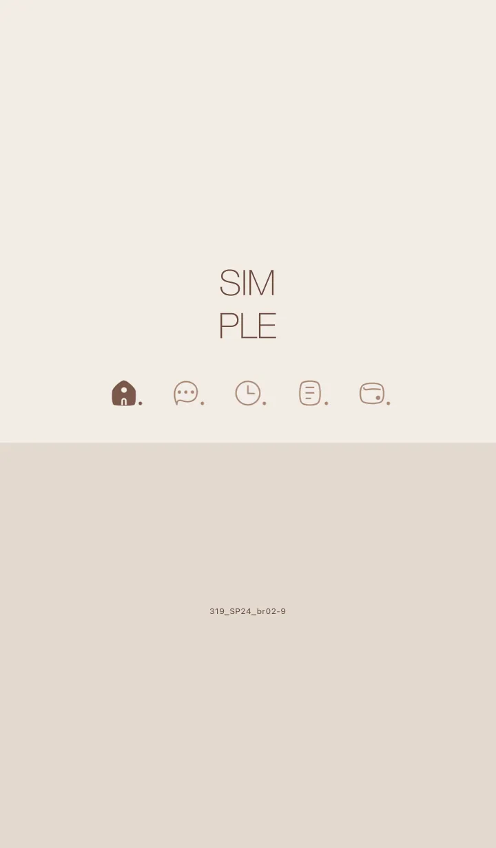 [LINE着せ替え] 319.24_ブラウン2-9の画像1