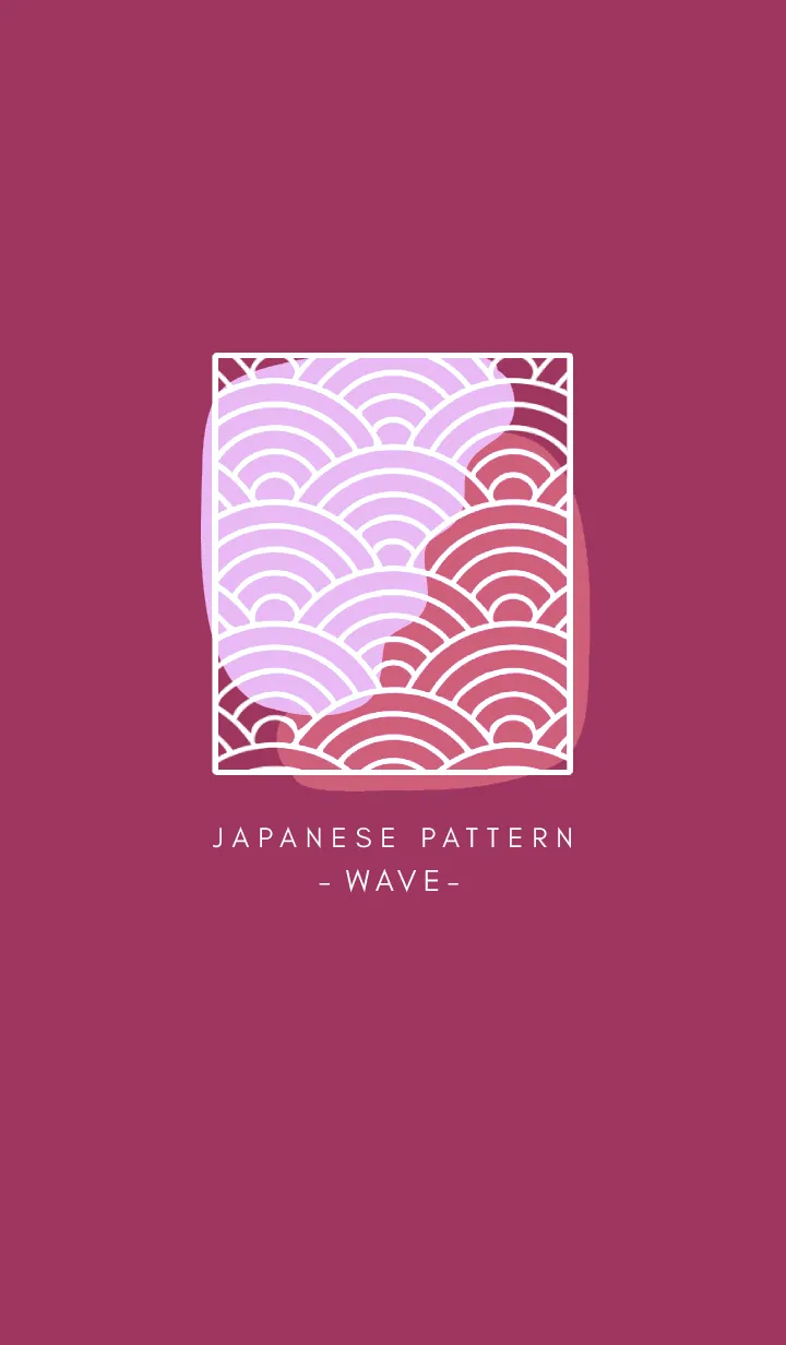 [LINE着せ替え] 和柄 青海波 124の画像1