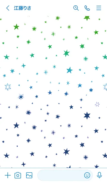 [LINE着せ替え] ミニ スターズ 066の画像3