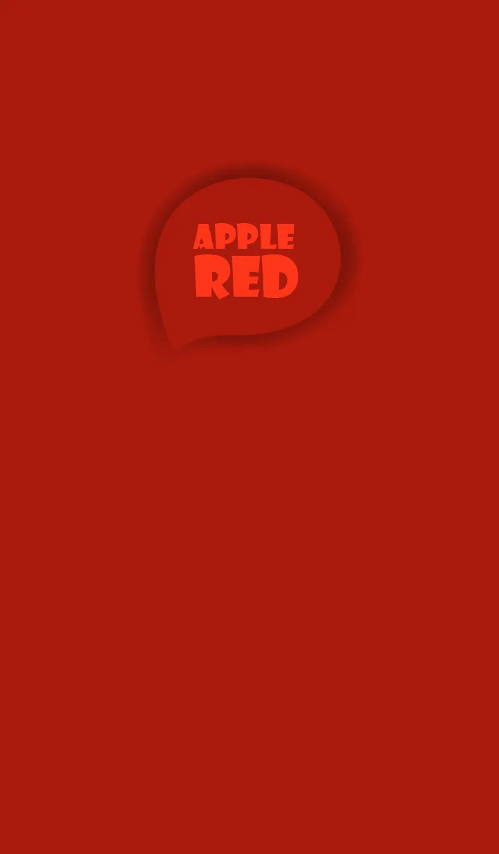 [LINE着せ替え] Love Apple Red Theme V1 (JP)の画像1