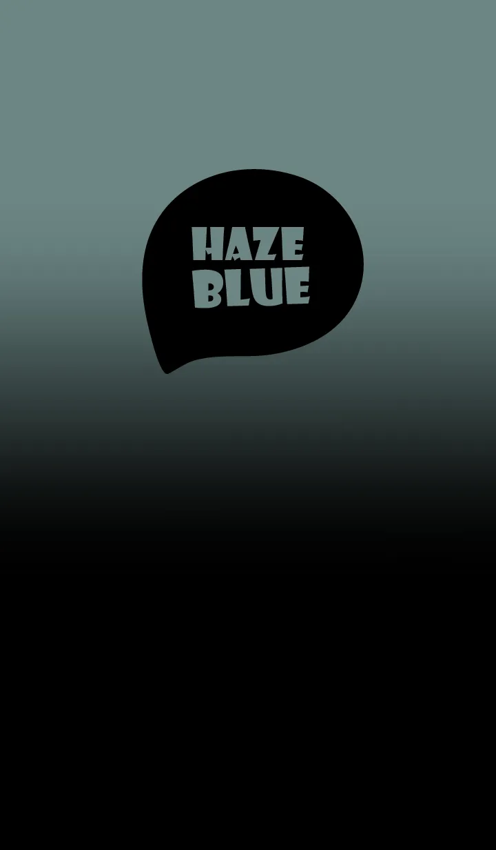 [LINE着せ替え] Black & Haze blue (JP)の画像1