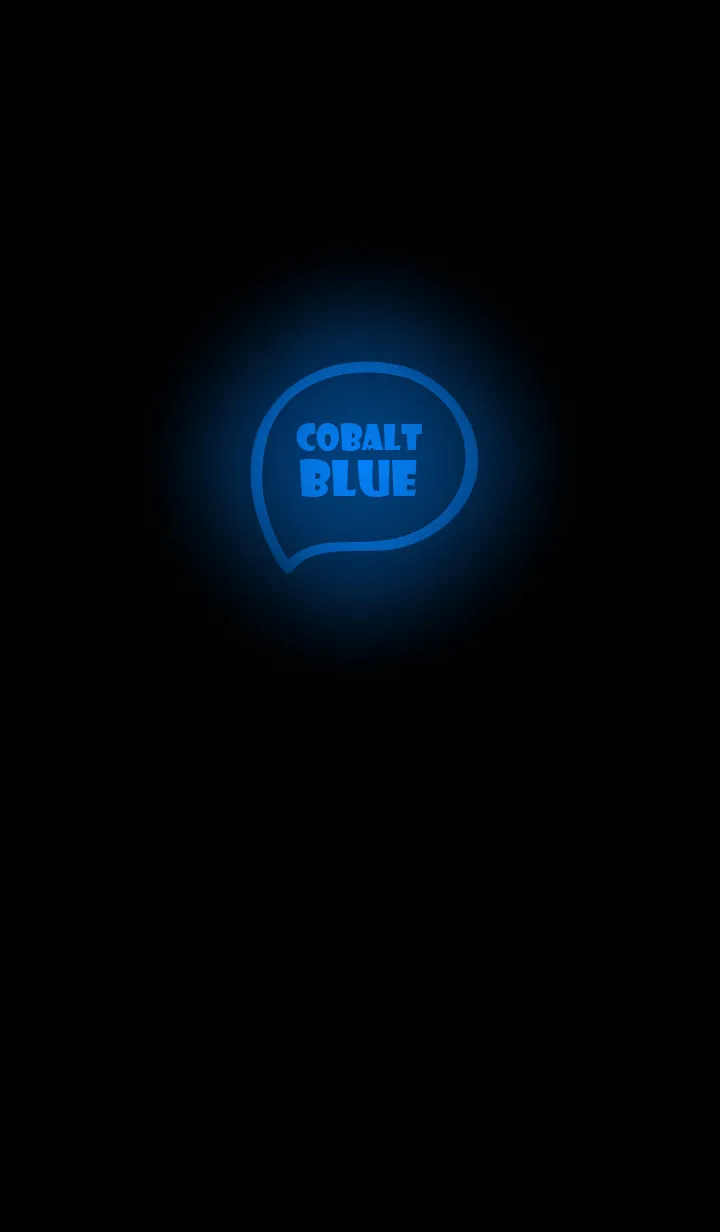 [LINE着せ替え] Coblat Blue Neon Theme (JP)の画像1