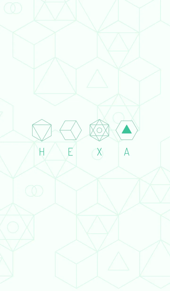 [LINE着せ替え] HEXA: Mint Creamの画像1