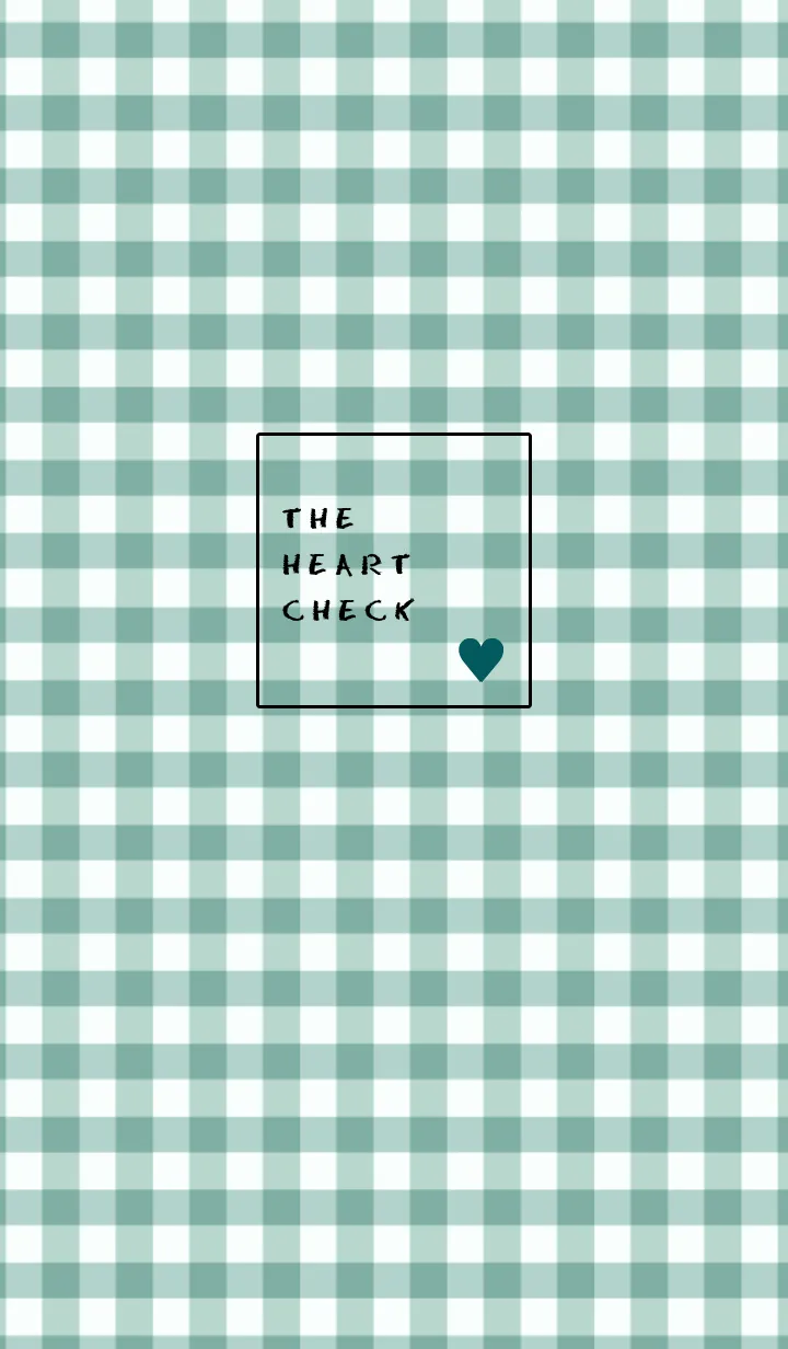 [LINE着せ替え] ザ ハート チェック 103の画像1