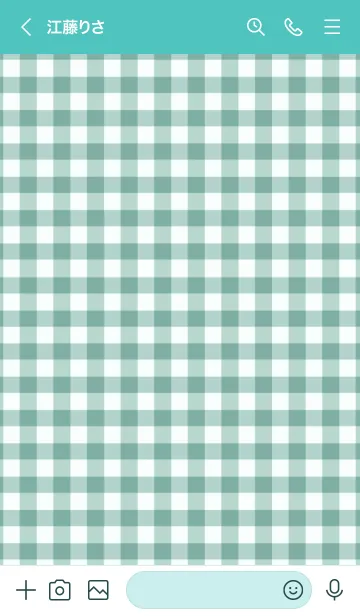 [LINE着せ替え] ザ ハート チェック 103の画像3