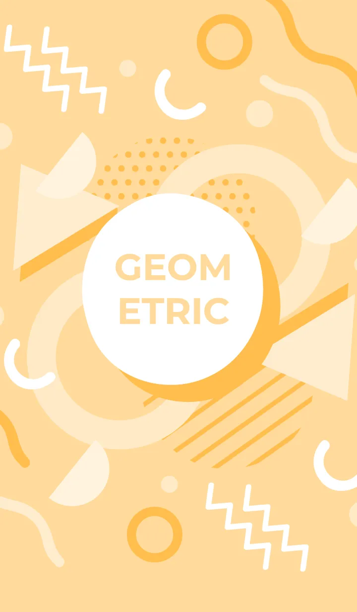 [LINE着せ替え] Geometric Sweet Caramelの画像1