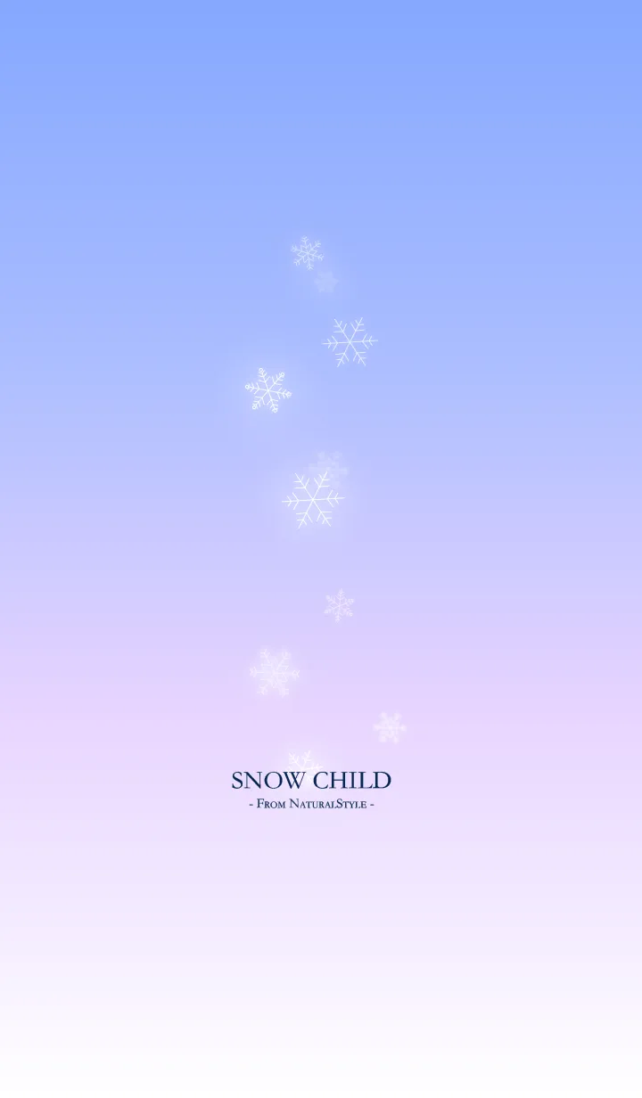 [LINE着せ替え] スノーチャイルド2／ナチュラルスタイルの画像1