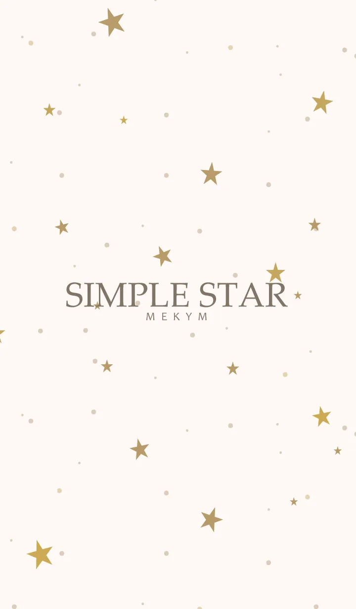 [LINE着せ替え] SIMPLE STAR NATURAL YELLOW 11の画像1