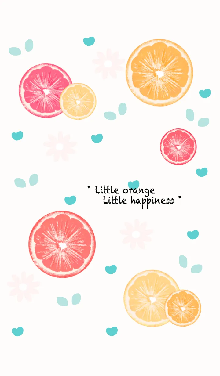 [LINE着せ替え] Sweet colorful sliced orange 16の画像1