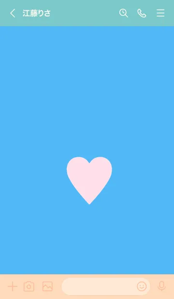 [LINE着せ替え] シンプル ハート _113の画像3