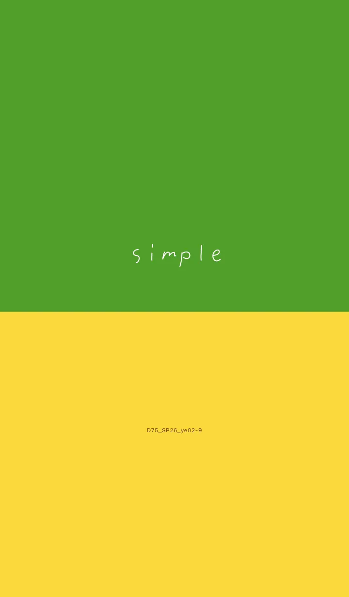 [LINE着せ替え] D75_26_イエロー2-9の画像1