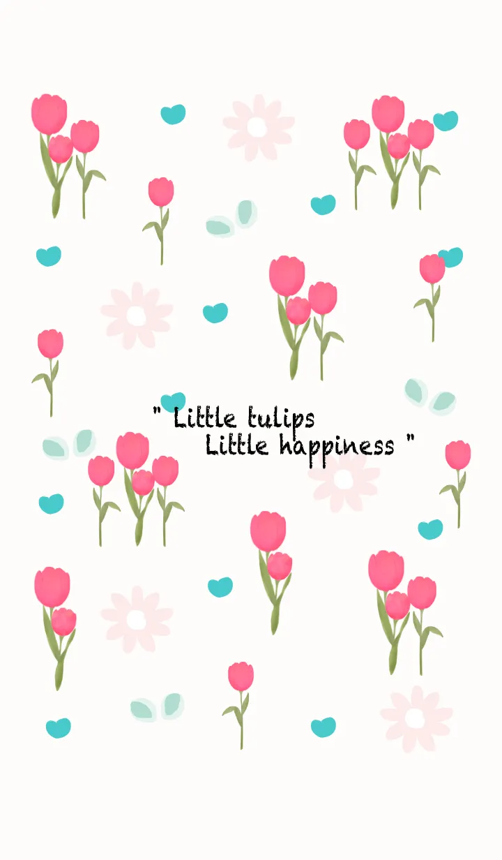 [LINE着せ替え] Sweet pink tulips 17の画像1