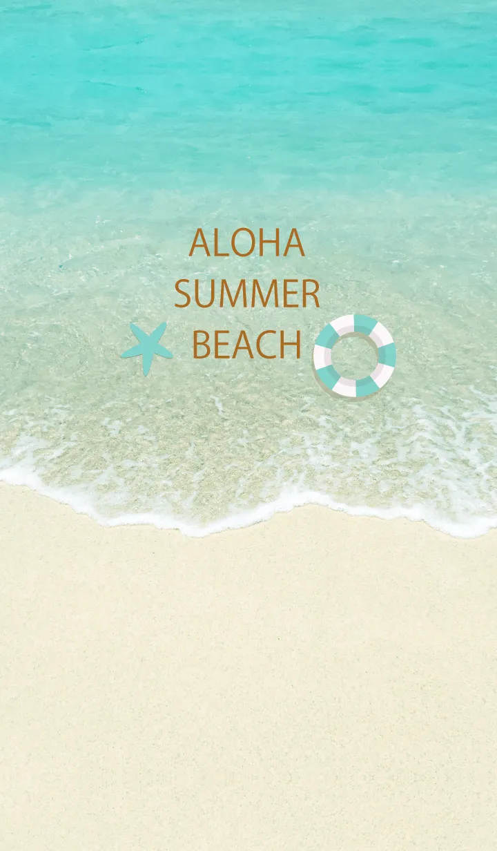 [LINE着せ替え] ALOHA SUMMER BEACH..73の画像1