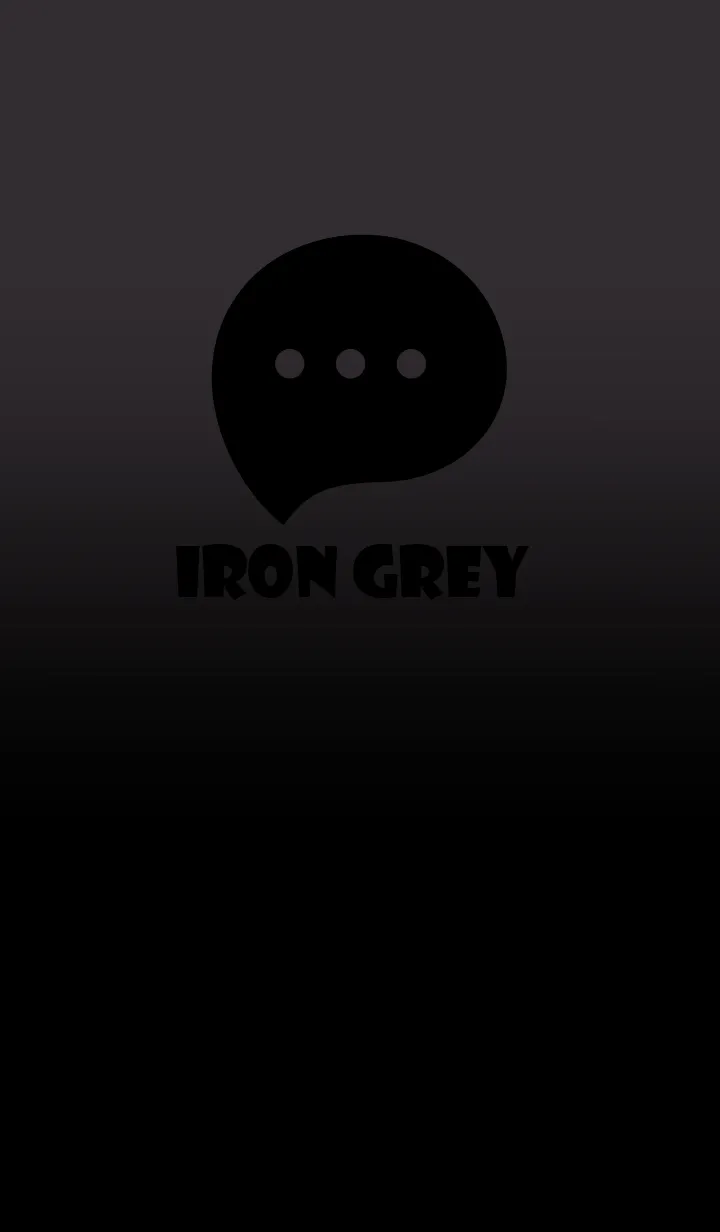 [LINE着せ替え] Black & Iron Grey Theme V2 (JP)の画像1