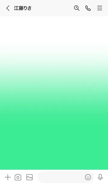 [LINE着せ替え] Seafoam Green & White Theme V.1 (JP)の画像3