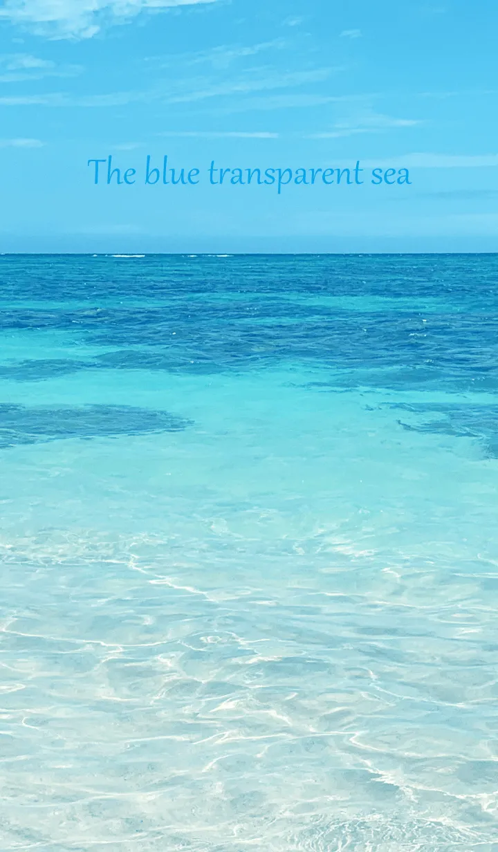 [LINE着せ替え] The blue transparent sea -MEKYM- 32の画像1