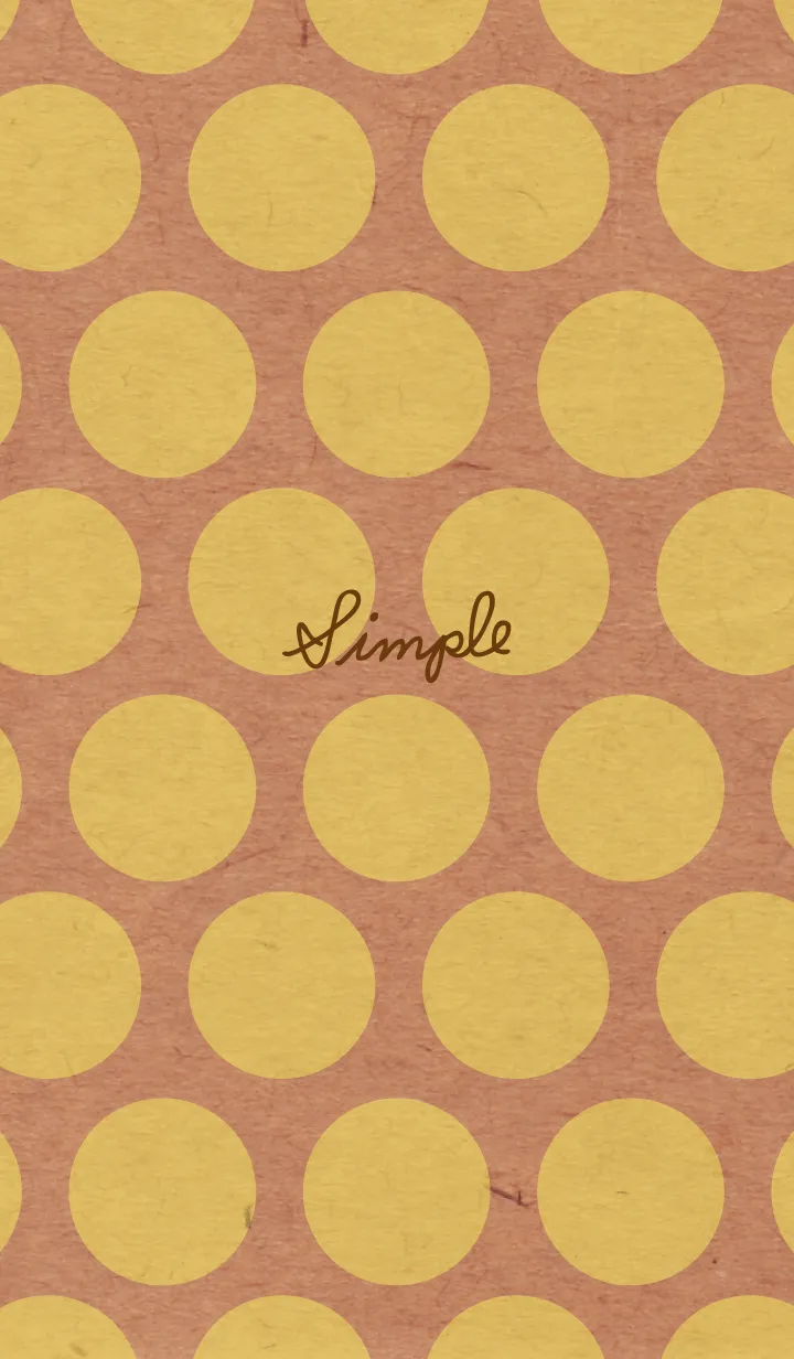 [LINE着せ替え] クラフト紙 サークル7の画像1