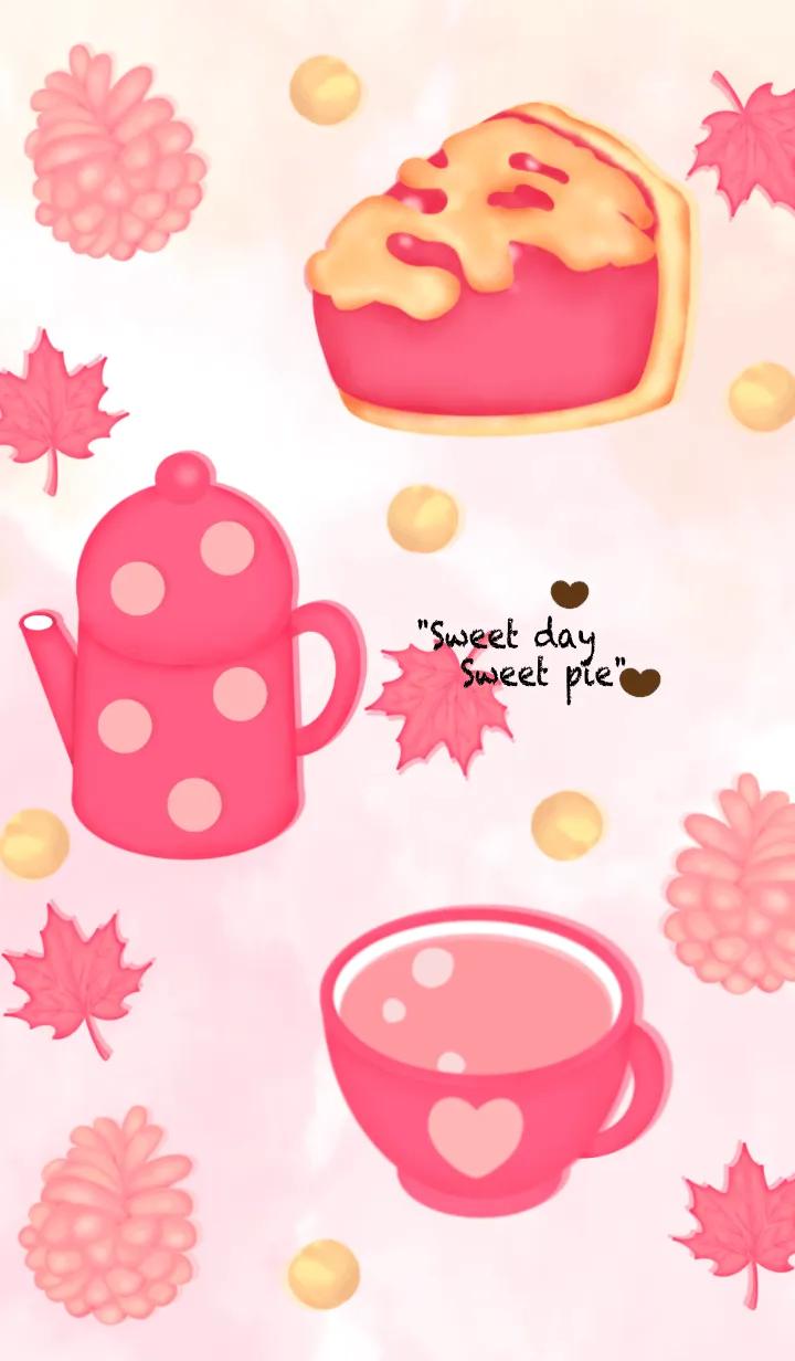 [LINE着せ替え] Sweet day Sweet pieの画像1