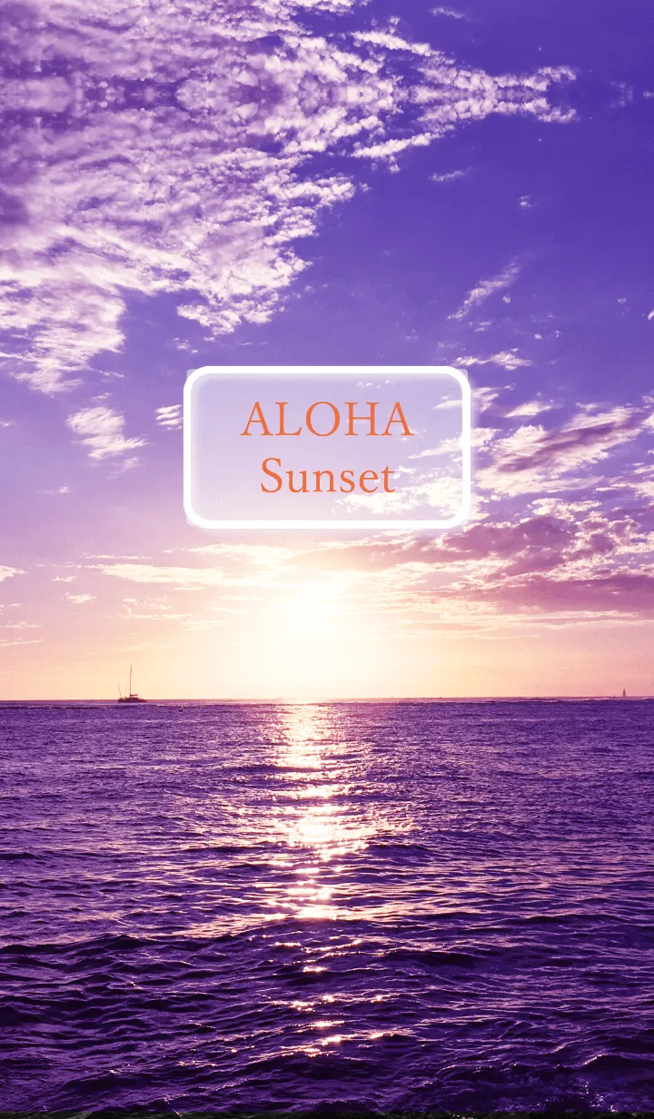 [LINE着せ替え] ALOHA Sunset..78の画像1