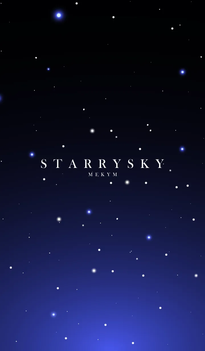 [LINE着せ替え] STARRY SKY-STAR.MEKYM 11の画像1