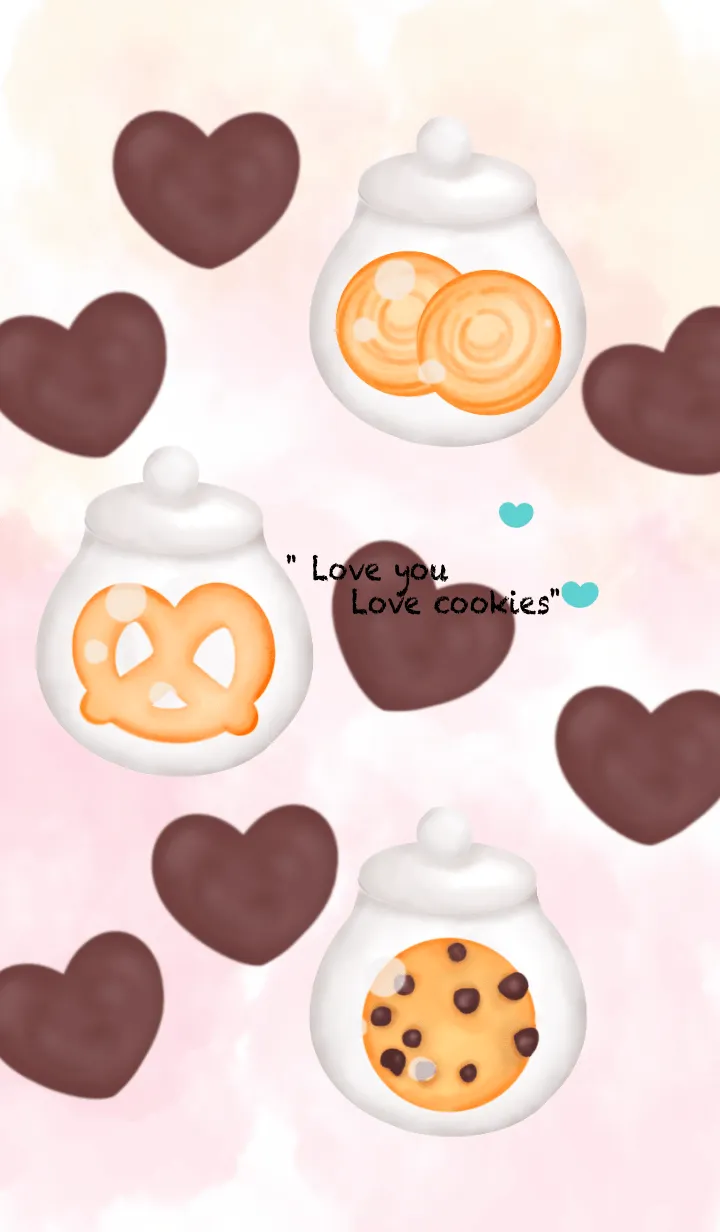 [LINE着せ替え] Sweet cookies in the jar 8の画像1