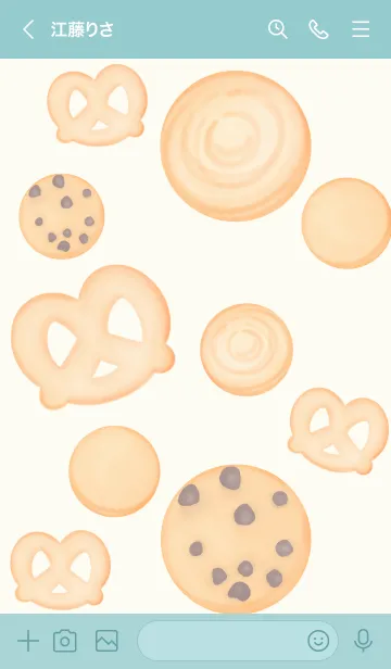 [LINE着せ替え] Sweet cookies in the jar 8の画像3