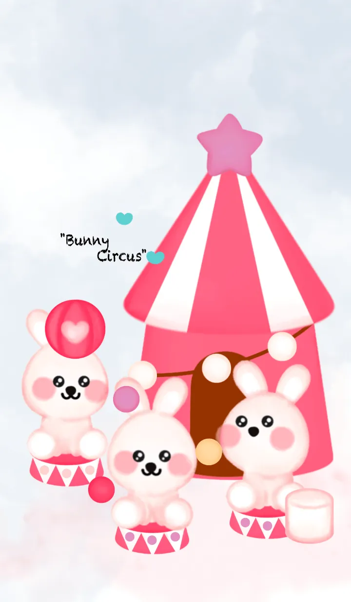 [LINE着せ替え] Bunny circus 7の画像1