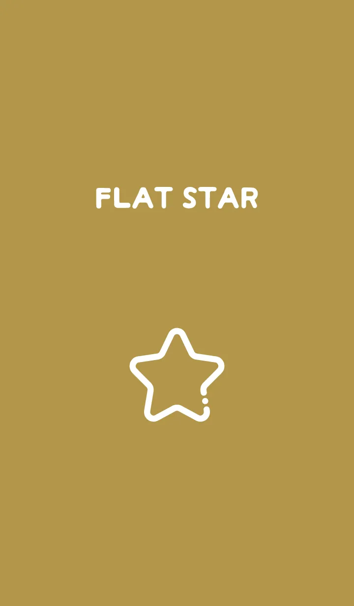 [LINE着せ替え] FLAT STAR / Mustardの画像1