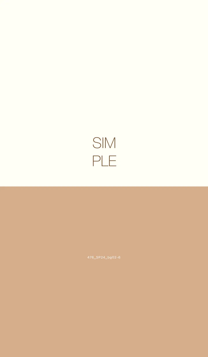 [LINE着せ替え] 476_24_ベージュ2-6の画像1