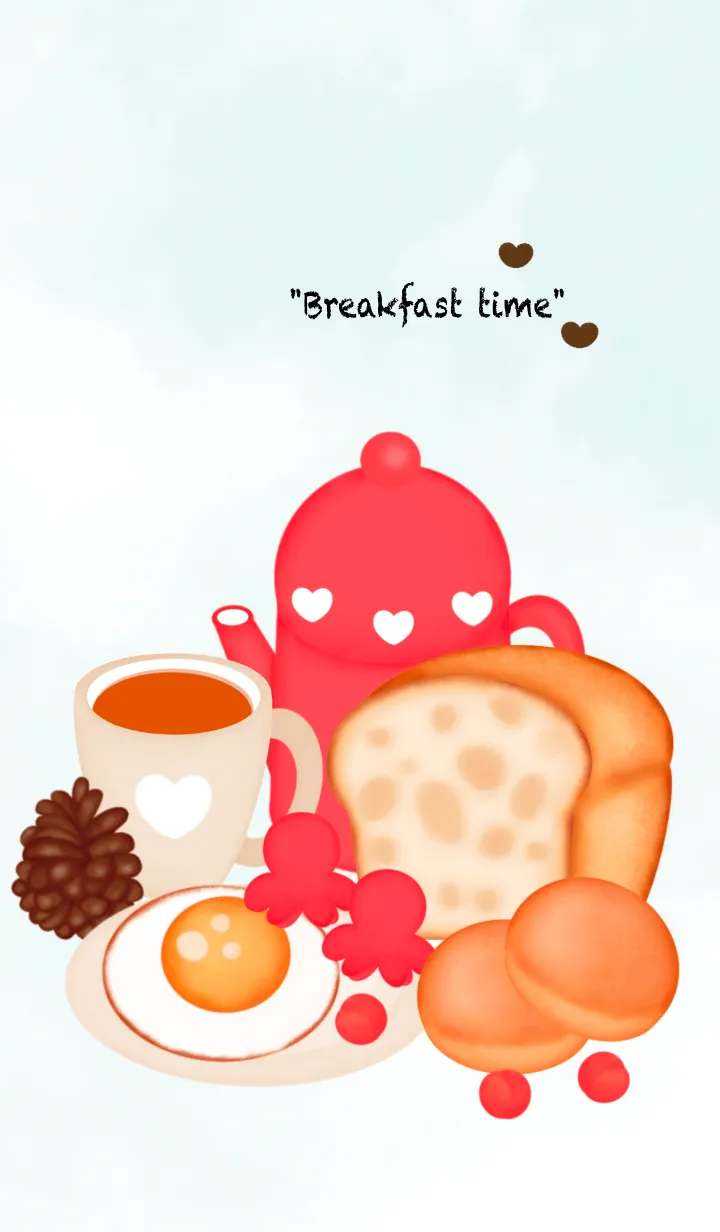 [LINE着せ替え] Sweet breakfast timeの画像1