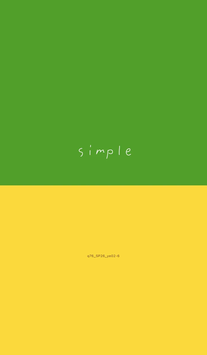 [LINE着せ替え] q76_26_イエロー2-6の画像1