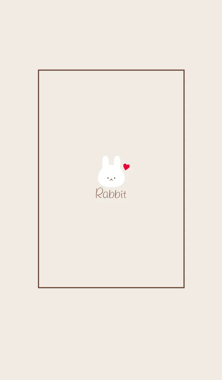 [LINE着せ替え] Rabbit-Dusky.Beige 13の画像1