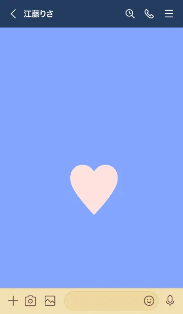 [LINE着せ替え] シンプル ハート _114の画像3